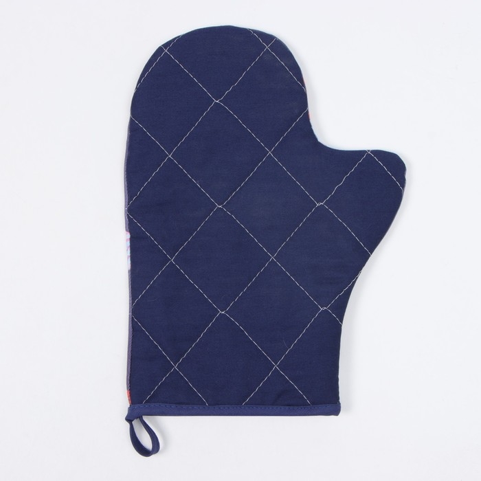 Новый год.Варежка-прихватка Этель "Матрёшка" 20х28 см, 100% хл, ватин 250 г/м2