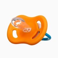 Соска - пустышка анатомическая &laquo;Черепаха&raquo;, +6 мес., цвет желтый