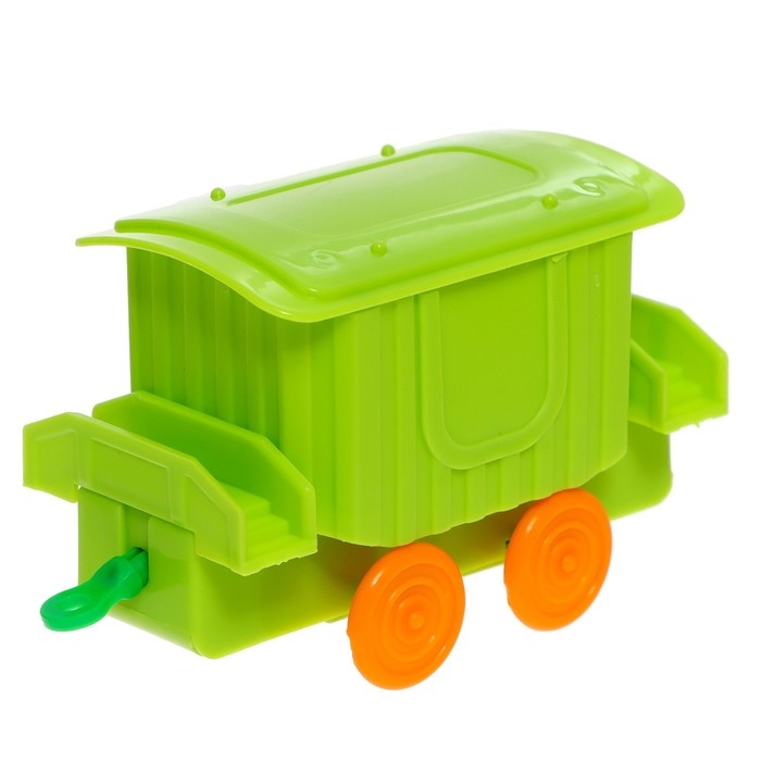 Железная дорога «Весёлый паровозик», звуковые эффекты, работает от батареек Железная дорога «Весёлый паровозик», звуковые эффекты, работает от батареек