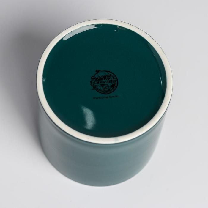 Горшок для цветов с тиснением, &laquo;Веточки&raquo;, 10 х 10 см