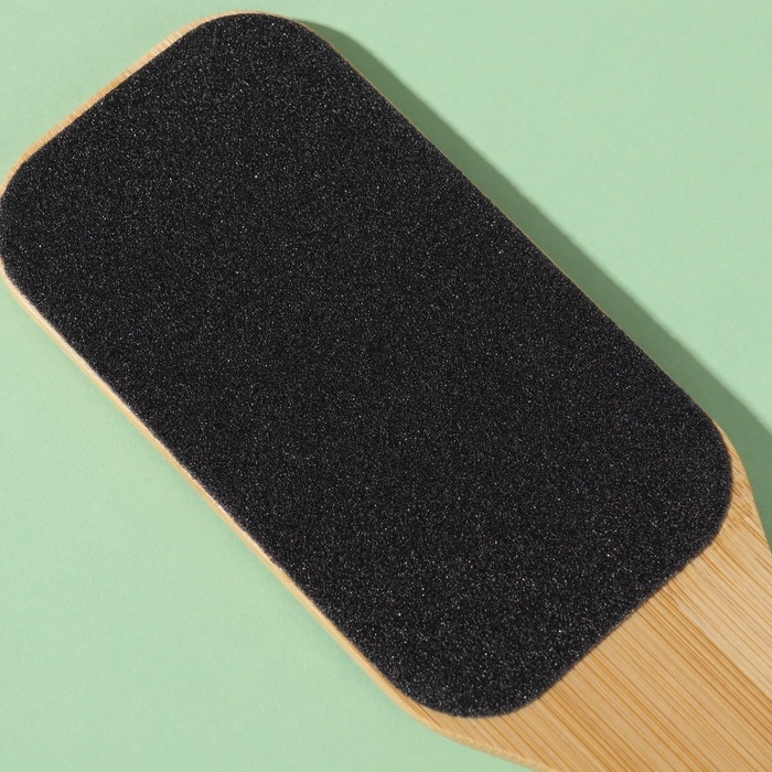 Пилка для ног «BAMBOO», наждачная, двусторонняя, с подвесом, 25 см, бамбуковая Пилка для ног «BAMBOO», наждачная, двусторонняя, с подвесом, 25 см, бамбуковая