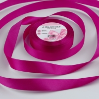 Лента атласная, 20 мм &times; 23 &plusmn; 1 м, цвет холодный малиновый №95