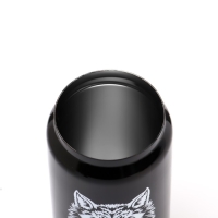 Термокружка, 400 мл, Банка "Мастер К", сохраняет тепло 8 ч, 7.6 х 19.3 см