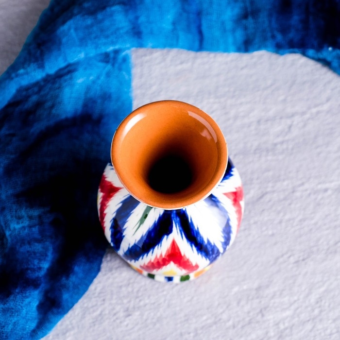 Ваза Риштанская Керамика Ваза Риштанская Керамика "Атлас", 15 см, микс