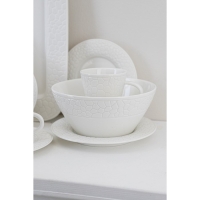 Салатник фарфоровый Magistro Rodos, 1,4 л, 20&times;9 см, цвет белый