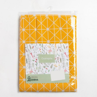 Скатерть Доляна "Паутина" 145х200&plusmn;3см,100%пэ, рогожка 130 гр/м