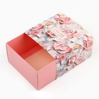 Коробка складная &laquo;Счастья в каждом моменте&raquo;, 14 х 14 х 8 см