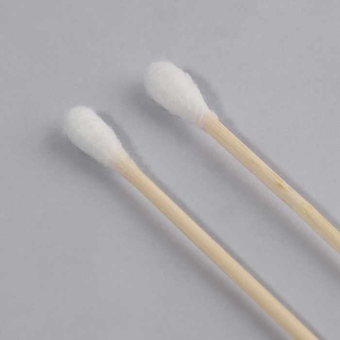 Ватные палочки на деревянной основе, биоразлагаемые, 7 см, 300 шт, в пластиковом органайзере