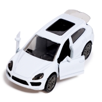 Машина металлическая «Каен», инерция, 1:32, открываются двери, световые и звуковые эффекты, цвет белый Машина металлическая «Каен», инерция, 1:32, открываются двери, световые и звуковые эффекты, цвет белый