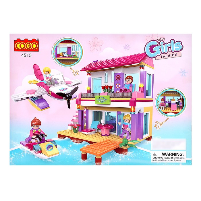 Конструктор «Девчонки: набережный домик», 423 детали Конструктор «Девчонки: набережный домик», 423 детали