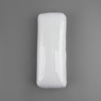 Шторная лента фиксированная сборка, матовая, 2,5 см, 80 &plusmn; 1 м, цвет белый