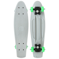 Пенниборд ONLITOP, 56х15 см, колёса PVC 50 мм, пластиковая рама, цвет серый Пенниборд ONLITOP, 56х15 см, колёса PVC 50 мм, пластиковая рама, цвет серый