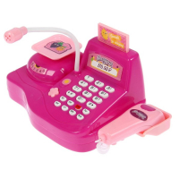 Игровой набор касса &laquo;Магазинчик&raquo;, с аксессуарами, свет, звук, цвета МИКС