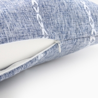 Наволочка декоративная Этель Косичка цвет синий,45х45 см полиэстер