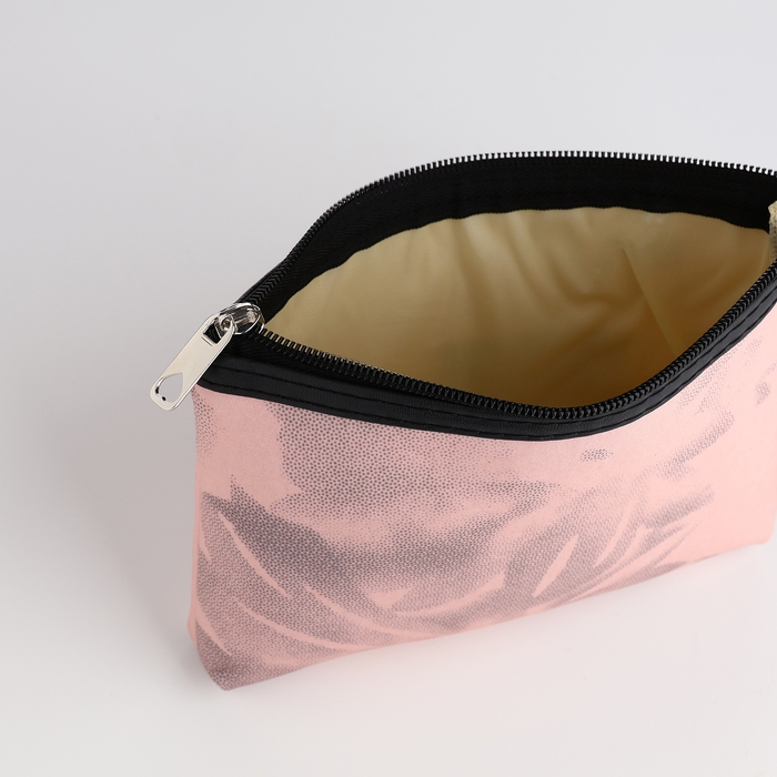 Косметичка на молнии, цвет розовый Косметичка на молнии, цвет розовый