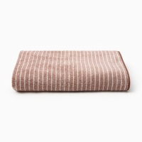 Полотенце банное Этель "Линии", цв. коричневый, 70х140 см, 100% п/э, 240 г/м2 Полотенце банное Этель "Линии", цв. коричневый, 70х140 см, 100% п/э, 240 г/м2