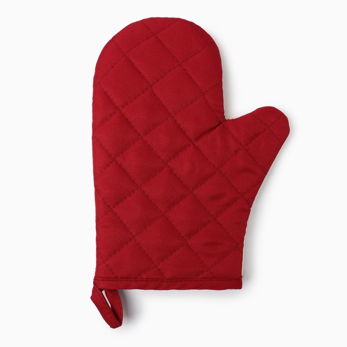 Новый год.Варежка-прихватка "Cooking" 20х27см,100% п/э