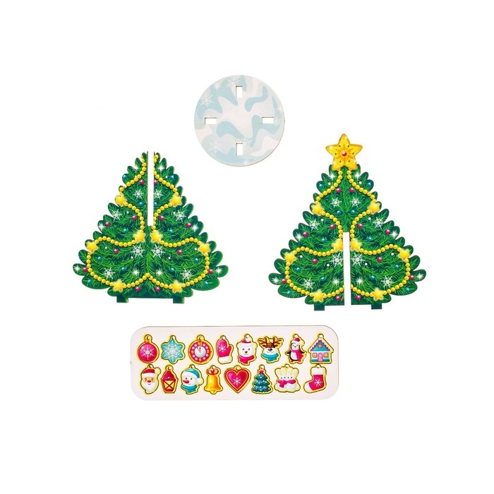 Модель из дерева «Ёлка сборная. Игрушки ассорти» Модель из дерева «Ёлка сборная. Игрушки ассорти»