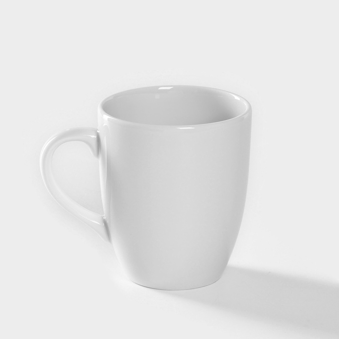 Кружка фарфоровая &laquo;Бельё&raquo;, 300 мл, глазурированный край