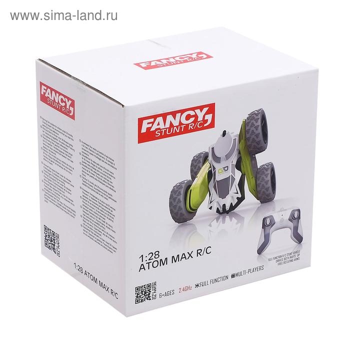 Машина-перевёртыш радиоуправляемая &laquo;Трюкач&raquo;, работает от аккумулятора, цвет зелёный