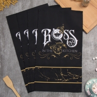 Набор кух. Полотенец "Доляна" Boss 35х60 см - 4шт, 100% хл, 160г/м2 Набор кух. Полотенец "Доляна" Boss 35х60 см - 4шт, 100% хл, 160г/м2