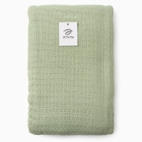 Плед Этель Waffle 220*240 см, цв.оливковый, 100% хлопок, 340 гр/м2 Плед Этель Waffle 220*240 см, цв.оливковый, 100% хлопок, 340 гр/м2