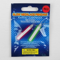 Неоновая палочка &laquo;Кулон&raquo;, набор 2 шт., цвета МИКС