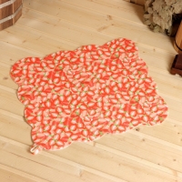 Набор банный женский "Клубничка" (шапка+рукавица+коврик) Набор банный женский "Клубничка" (шапка+рукавица+коврик)