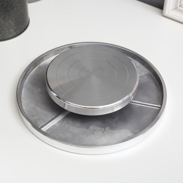 Гончарный круг ручной (скульптурный) двухсторонний металл d=20 см Гончарный круг ручной (скульптурный) двухсторонний металл d=20 см