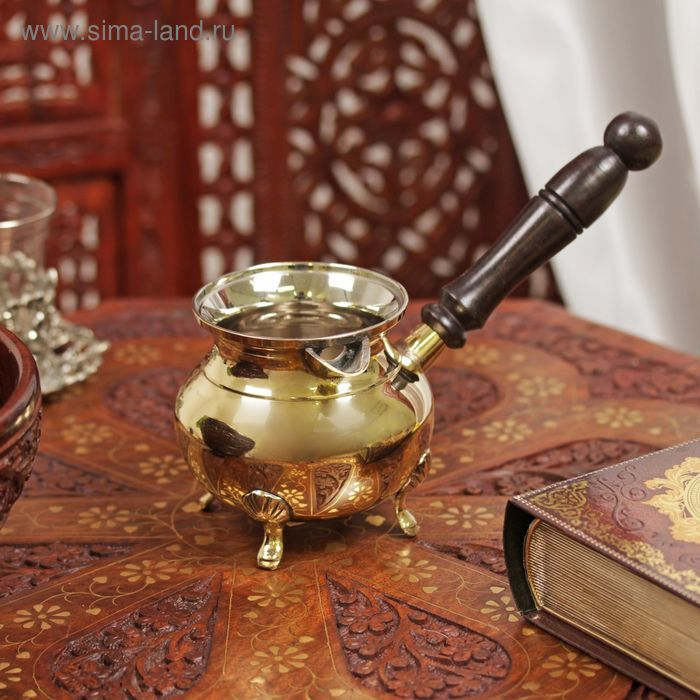 Турка латунь на ножках 450 мл Турка латунь на ножках 450 мл