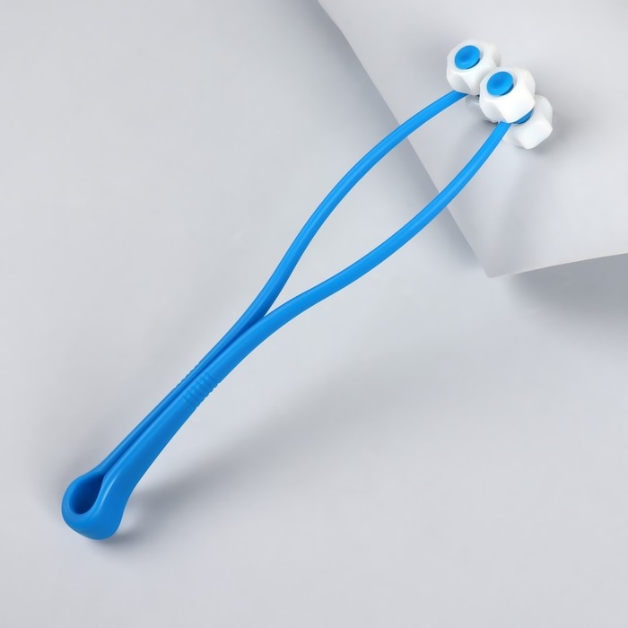 Массажёр для лица, 25 × 4,5 см, 4 ролика, цвет МИКС Массажёр для лица, 25 × 4,5 см, 4 ролика, цвет МИКС