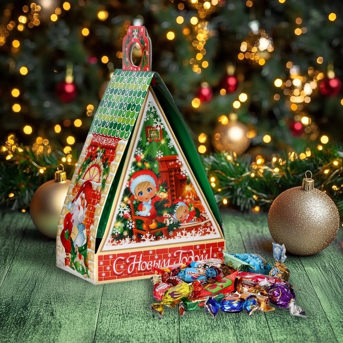 Подарочный набор конфет "Игрушечный домик", 400 г