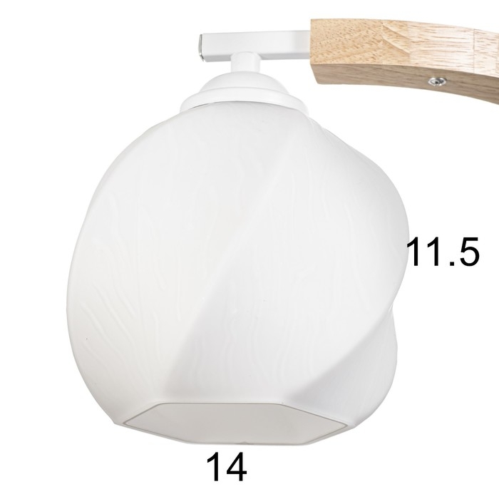 Люстра "Антер" 3хЕ27 40Вт белый 48х48х27 см BayerLux