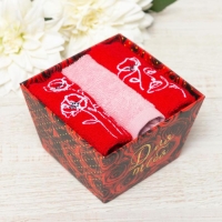 Набор полотенец &laquo;Цветы&raquo; 30х30 см-3шт, 100% хлопок 340 гр/м2