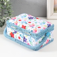 Шкатулка для рукоделия "Цветение на белом" 18х12х9,5 см Шкатулка для рукоделия "Цветение на белом" 18х12х9,5 см