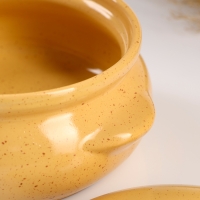 Горшок керамический для запекания "Борисовский" 0,7л / 15х9см, каракум Горшок керамический для запекания "Борисовский" 0,7л / 15х9см, каракум