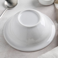 Тарелка фарфоровая &laquo;Ромашка&raquo;, 550 мл, цвет белый