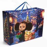 Пакет ламинированный «Волшебного Нового Года», 61 х 46 х 20 см, Чебурашка Пакет ламинированный «Волшебного Нового Года», 61 х 46 х 20 см, Чебурашка