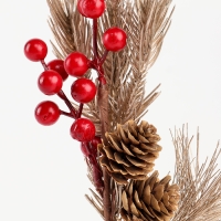 Новогодний декор &laquo;Золотая веточка&raquo;, 31 &times; 10 &times; 5 см