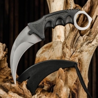 Нож-керамбит "Коготь орла" 20см, клинок 90мм/3,2мм, серебристый Нож-керамбит "Коготь орла" 20см, клинок 90мм/3,2мм, серебристый