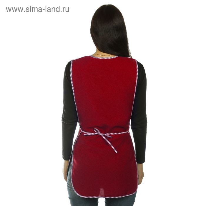 Фартук габардин, р. 42-50, рост 170-176, цвет бордовый Фартук габардин, р. 42-50, рост 170-176, цвет бордовый