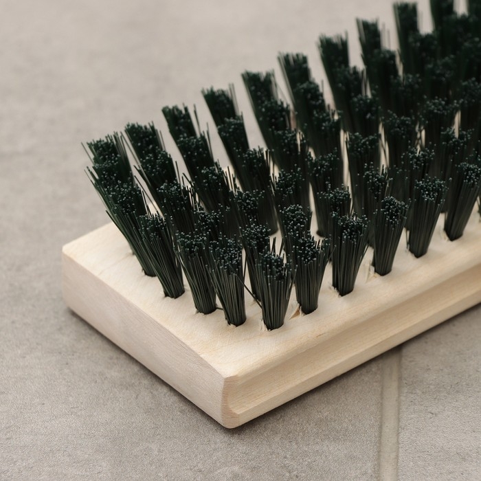 Щётка полотёрная с ремешком, 6-ти рядная, 22&times;7,5 см