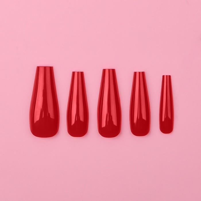 Накладные ногти &laquo;Сolorful&raquo;, 100 шт, форма балерина, в контейнере, разноцветные