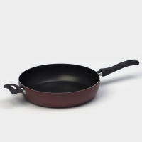 Сковорода Доляна Promo, d=28 см, пластиковая ручка, антипригарное покрытие, цвет бордовый Сковорода Доляна Promo, d=28 см, пластиковая ручка, антипригарное покрытие, цвет бордовый