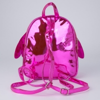 Рюкзак детский для девочки с крыльяи «Счастье внутри», 18х22см см, отдел на молнии, цвет розовый Рюкзак детский для девочки с крыльяи «Счастье внутри», 18х22см см, отдел на молнии, цвет розовый