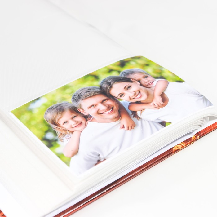 Фотоальбом 300 фото 10х15 см "Приятные воспоминания" выступающая часть МИКС 33х17,5 см