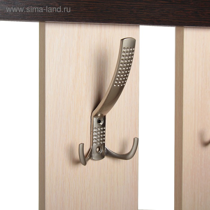 Прихожая Апаиш-2, 2000х1300х416, Венге/Дуб молочный