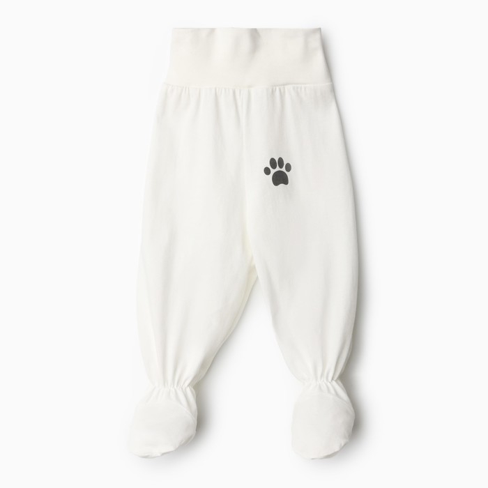 Ползунки детские, цвет молочный, рост 80 см