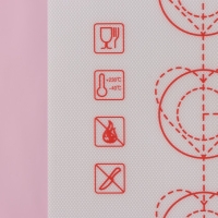 Армированный коврик для выпечки макаронс Доляна «Макарон», силикон, 29,3×26 см Армированный коврик для выпечки макаронс Доляна «Макарон», силикон, 29,3×26 см