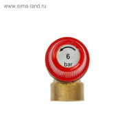 Клапан предохранительный "СТМ" ТЕРМО, внутренняя/внутренняя резьба 1/2", 6 бар Клапан предохранительный "СТМ" ТЕРМО, внутренняя/внутренняя резьба 1/2", 6 бар